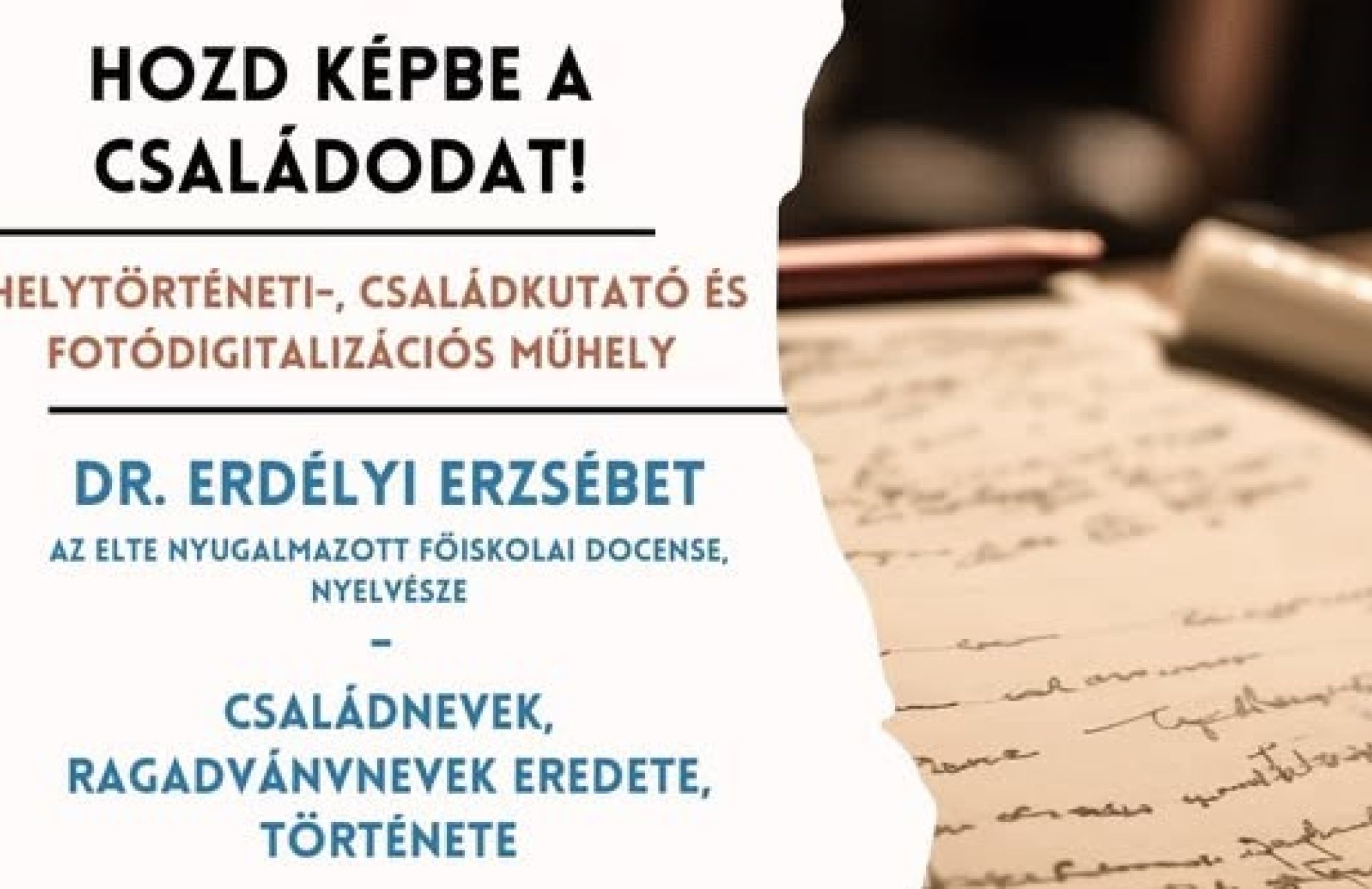 Hozd képbe a családodat! 