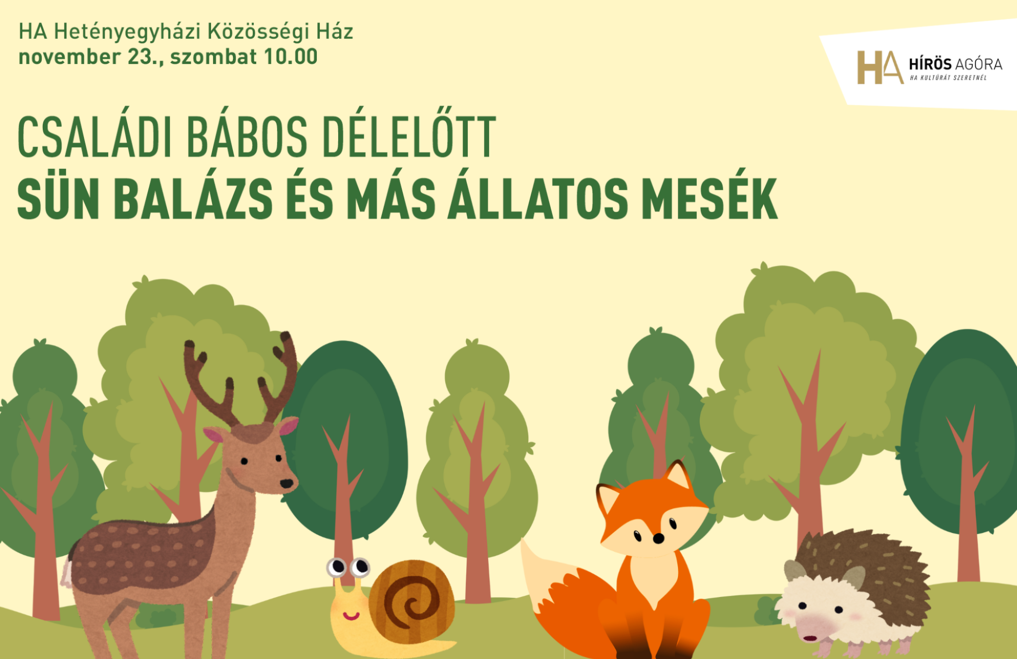 Családi bábos délelőtt - Sün Balázs és más állatos mesék