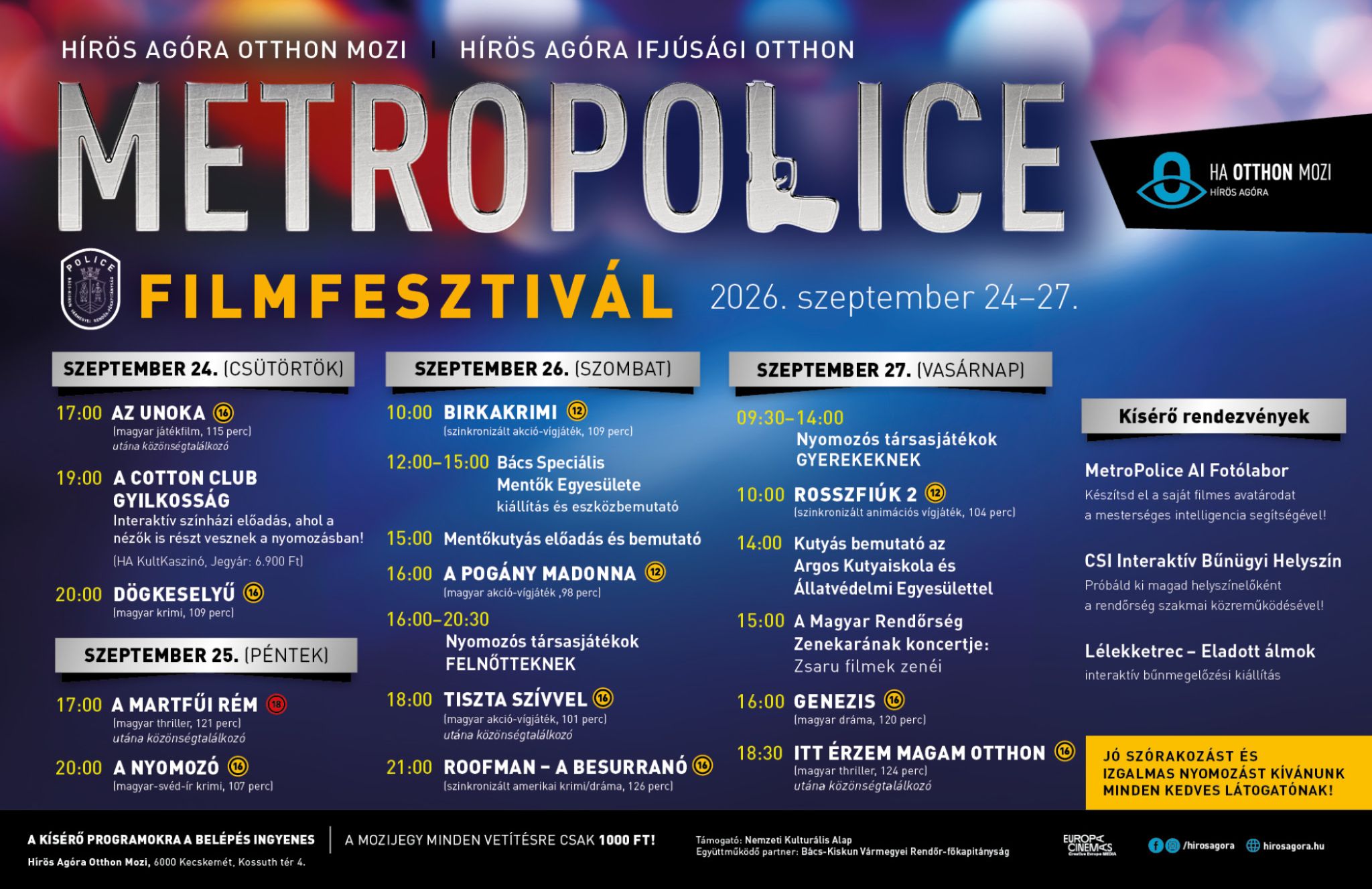 MetroPolice Filmfesztiv&aacute;l