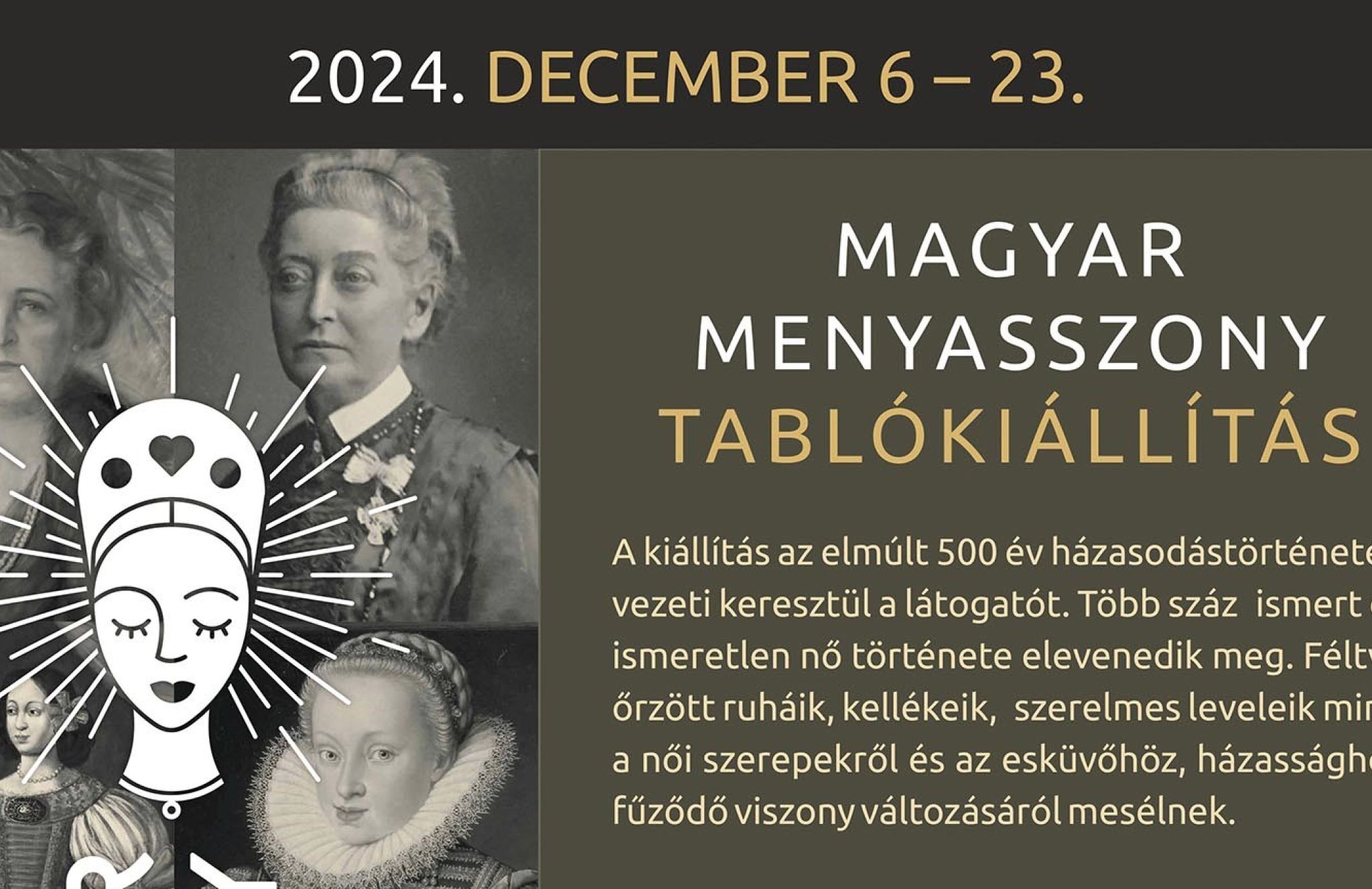 Magyar menyasszony tablókiállítás