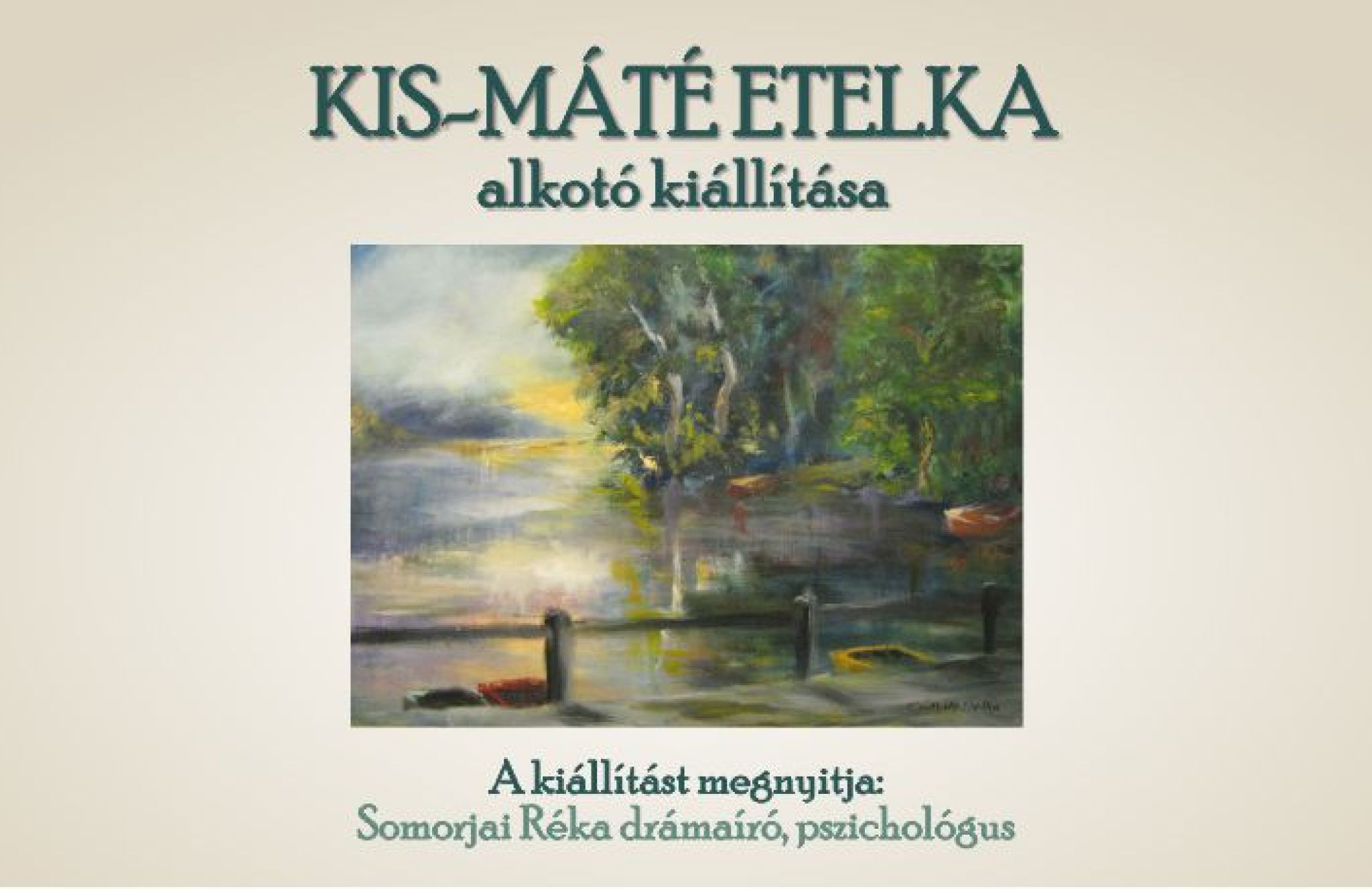 Kis-M&aacute;t&eacute; Etelka alkot&oacute;i ki&aacute;ll&iacute;t&aacute;s&aacute;nak megnyit&oacute;ja