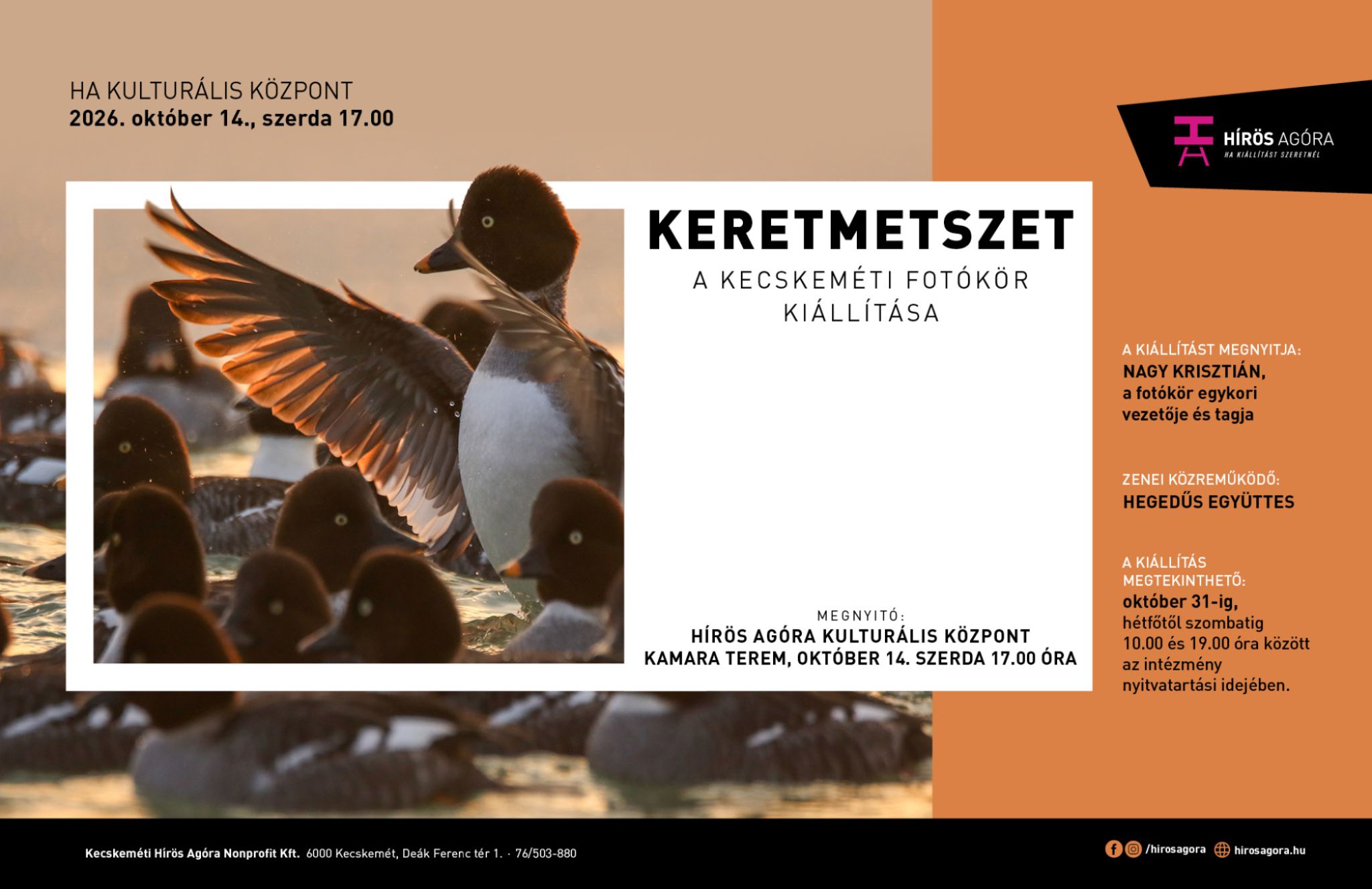 Keretmetszet - A kecskem&eacute;ti fot&oacute;k&ouml;r ki&aacute;ll&iacute;t&aacute;sa
