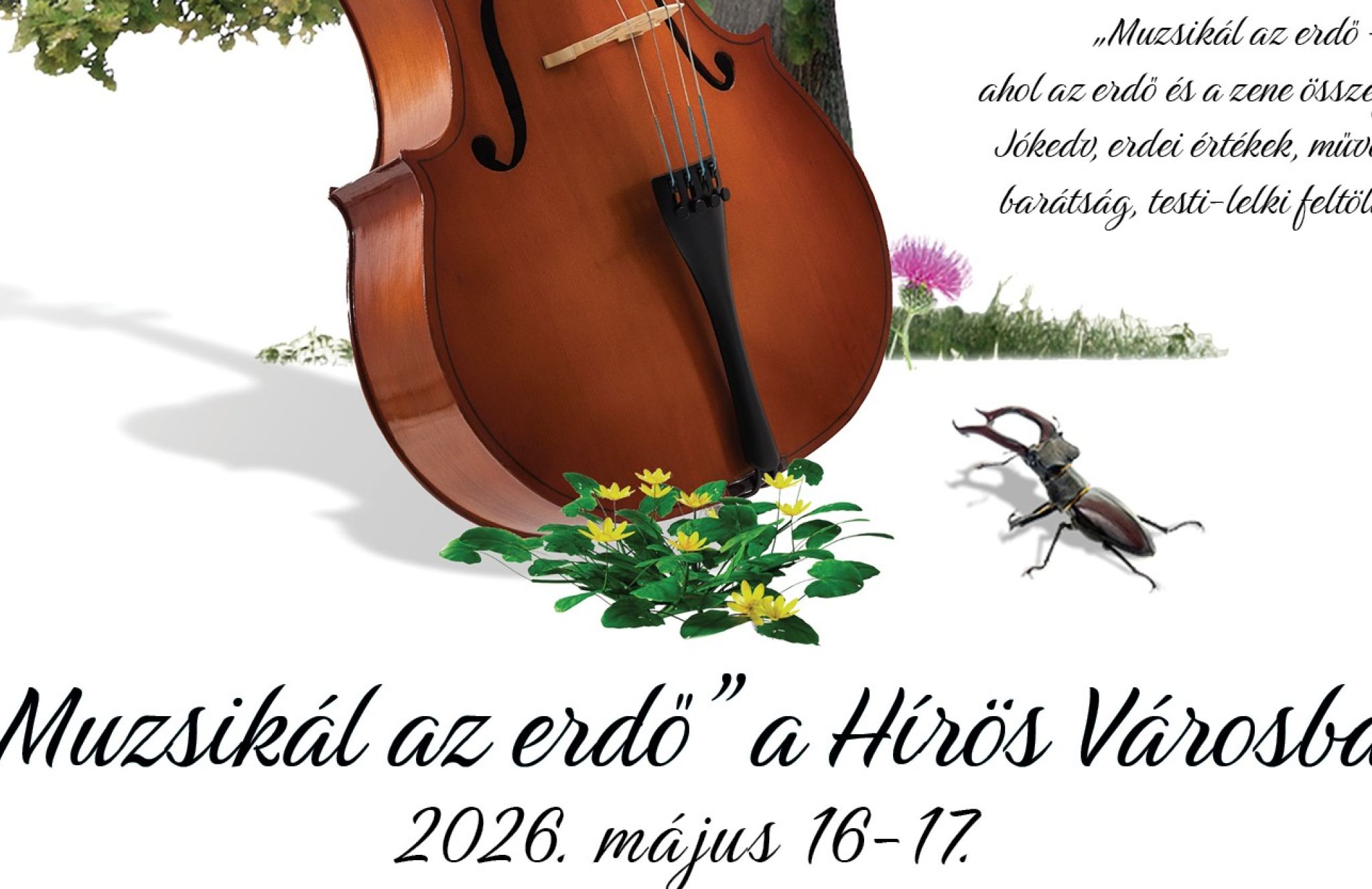 &bdquo;Muzsik&aacute;l az erdő&rdquo; a H&iacute;r&ouml;s V&aacute;rosban