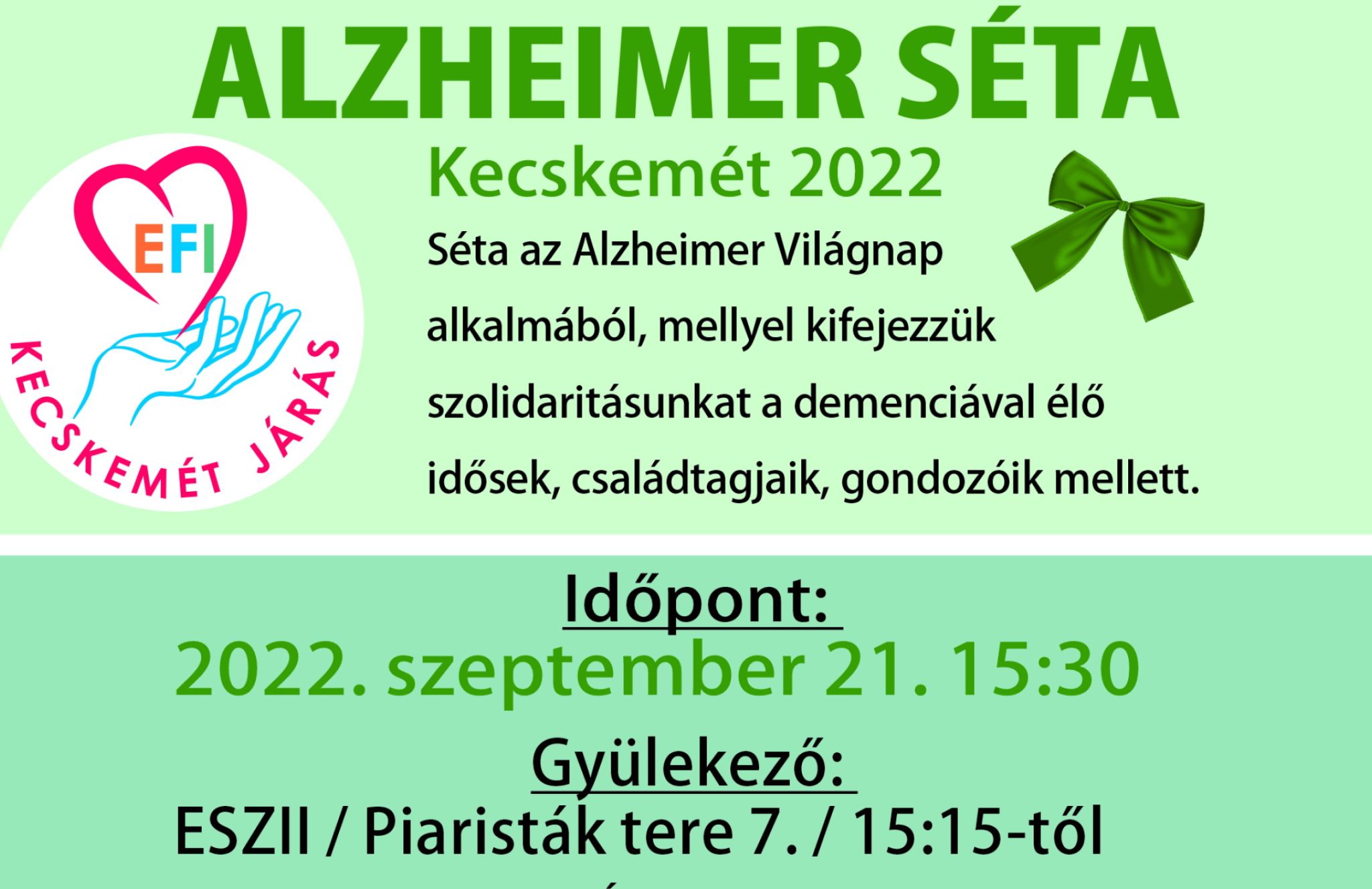 Alzheimer Séta 2022