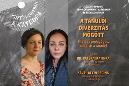 K&ouml;z&eacute;ppontban a katedra &ndash; A tanul&oacute;i diverzit&aacute;s m&ouml;g&ouml;tt. 