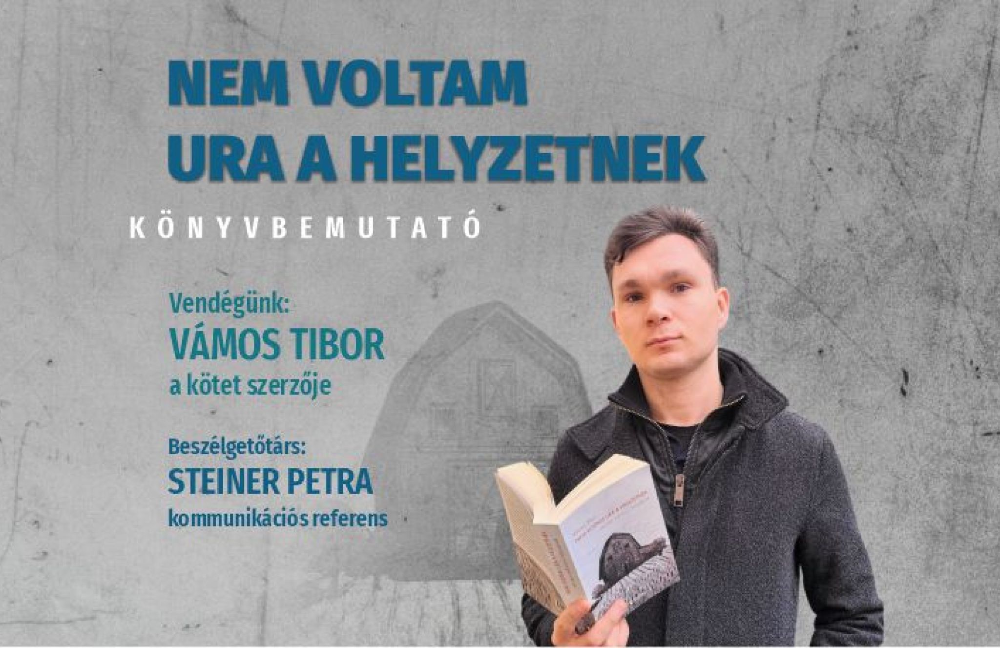 V&aacute;mos Tibor: Nem voltam ura a helyzetnek - k&ouml;nyvbemutat&oacute;
