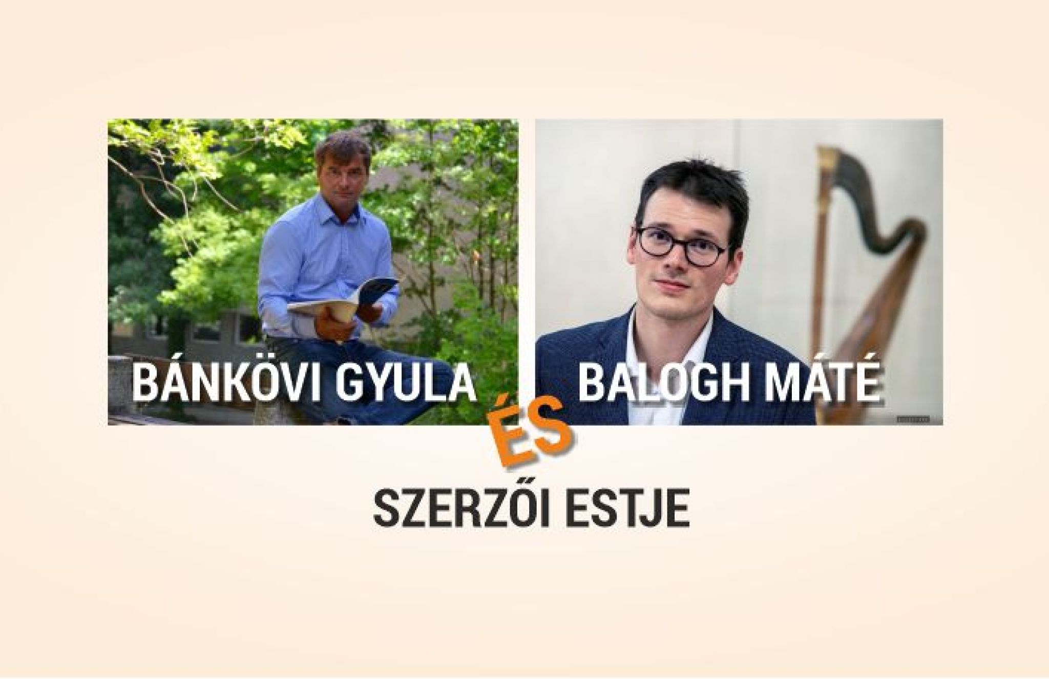 Bánkövi Gyula és Balogh Máté szerzői estje