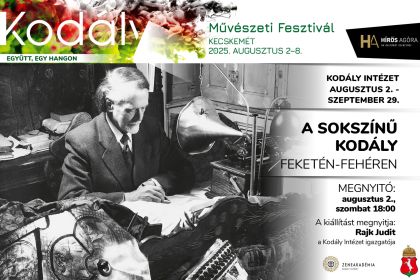 A sokszínű Kodály – feketén-fehéren - kiállítás
