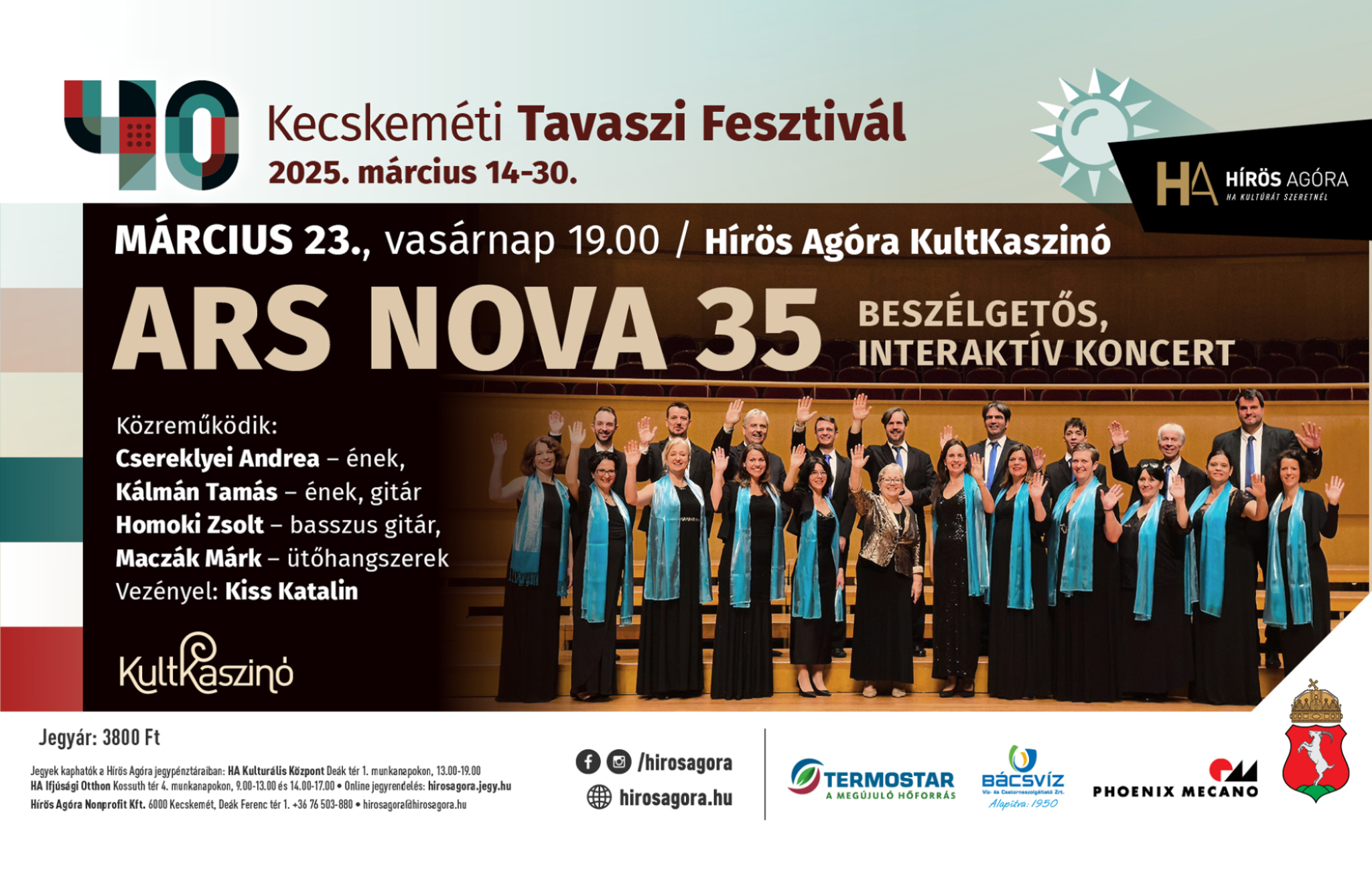 ARS NOVA 35 – beszélgetős, interaktív koncert