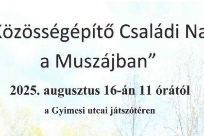Közösségépítő családi nap a Muszájban