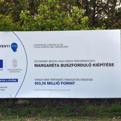 BEFEJEZŐDÖTT A „MARGARÉTA BUSZFORDULÓ KIÉPÍTÉSE” CÍMŰ PROJEKT MEGVALÓSÍTÁSA kép
