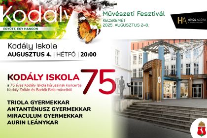 Kodály Iskola 75 - jubileumi koncert