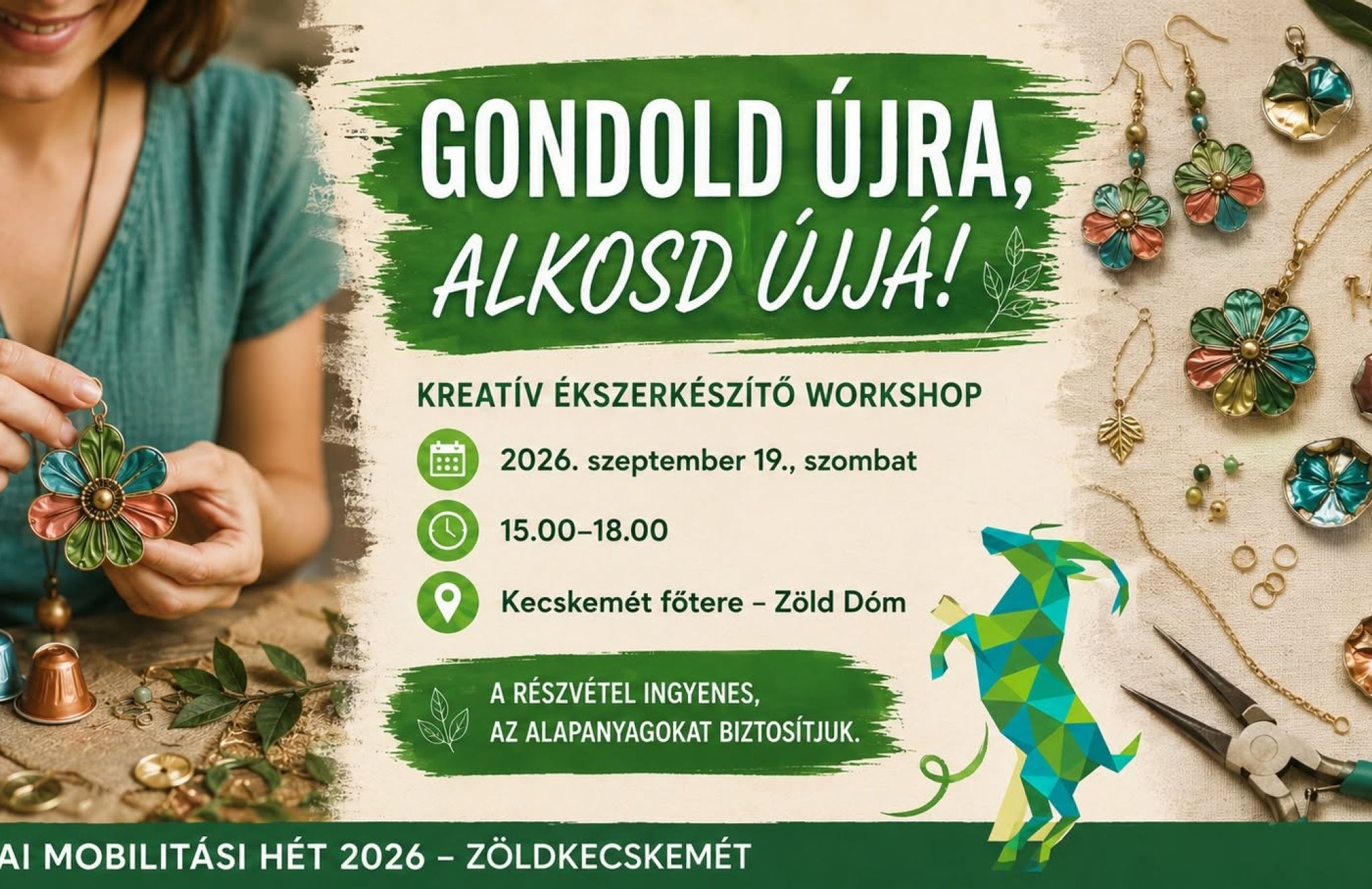 Gondold &uacute;jra, alkosd &uacute;jj&aacute;! - workshop