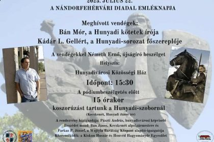 A NÁNDORFEHÉRVÁRI DIADAL EMLÉKNAPJA