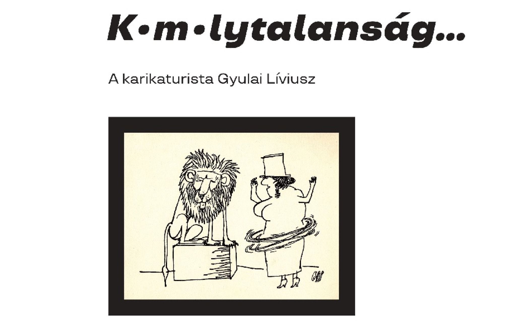 Komolytalanság – kiállításmegnyitó és könyvpremier