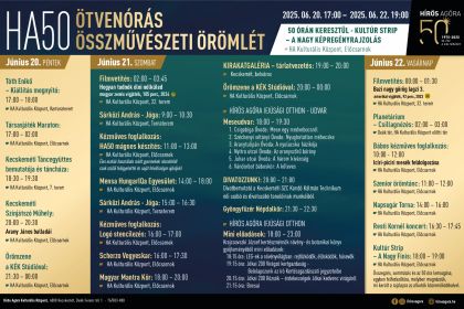 Ötvenórás összművészeti örömlét