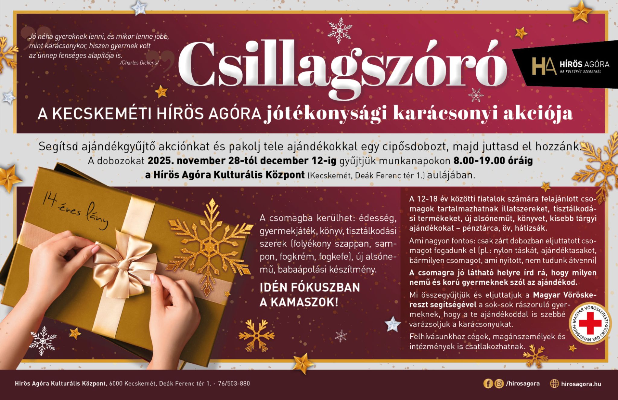 Csillagszóró - Jótékonysági karácsonyi akció