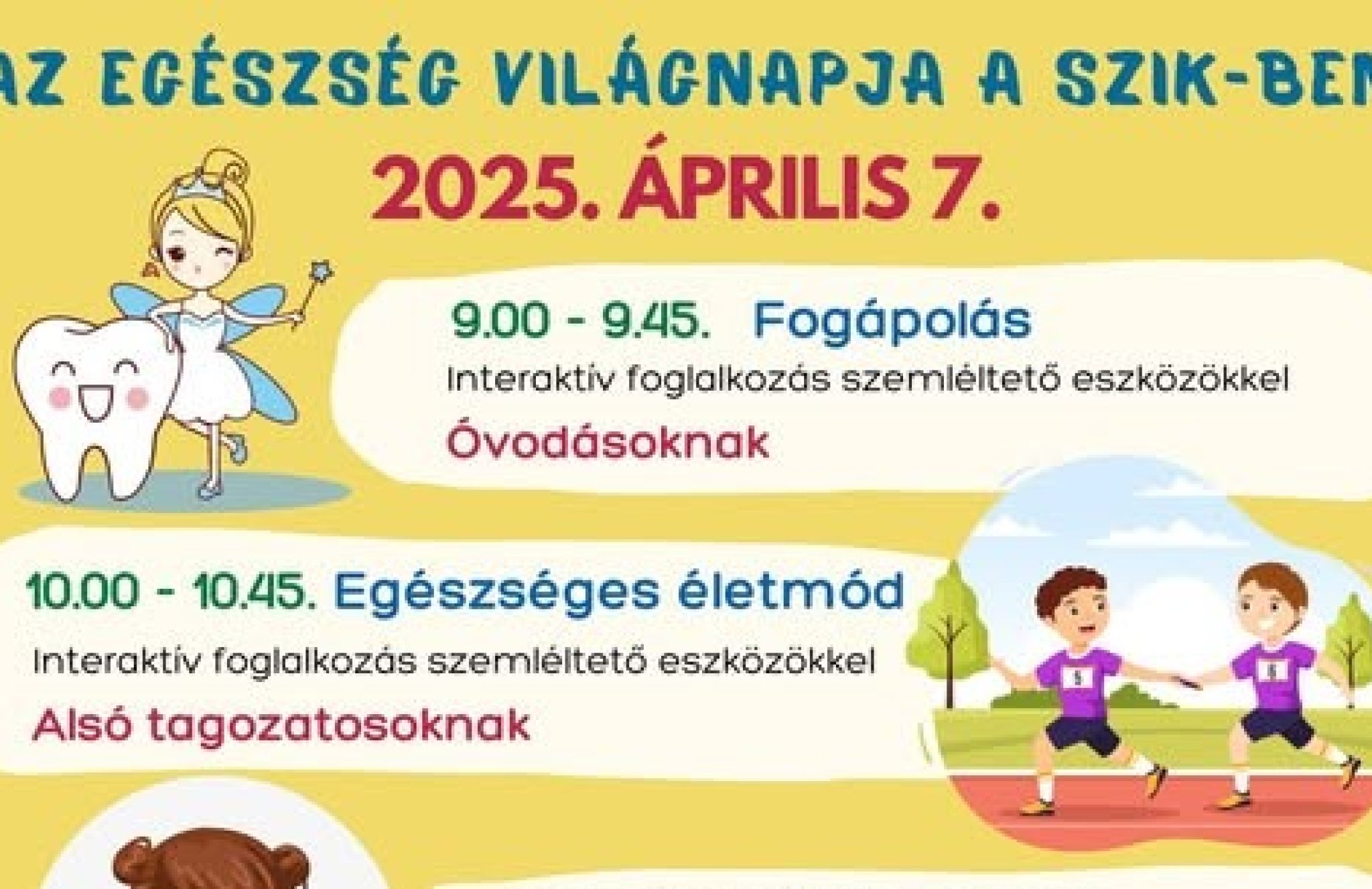 Az Egészség Világnapja a SZIK-ben