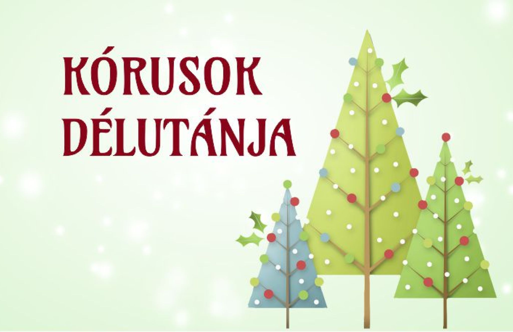 Kórusok délutánja