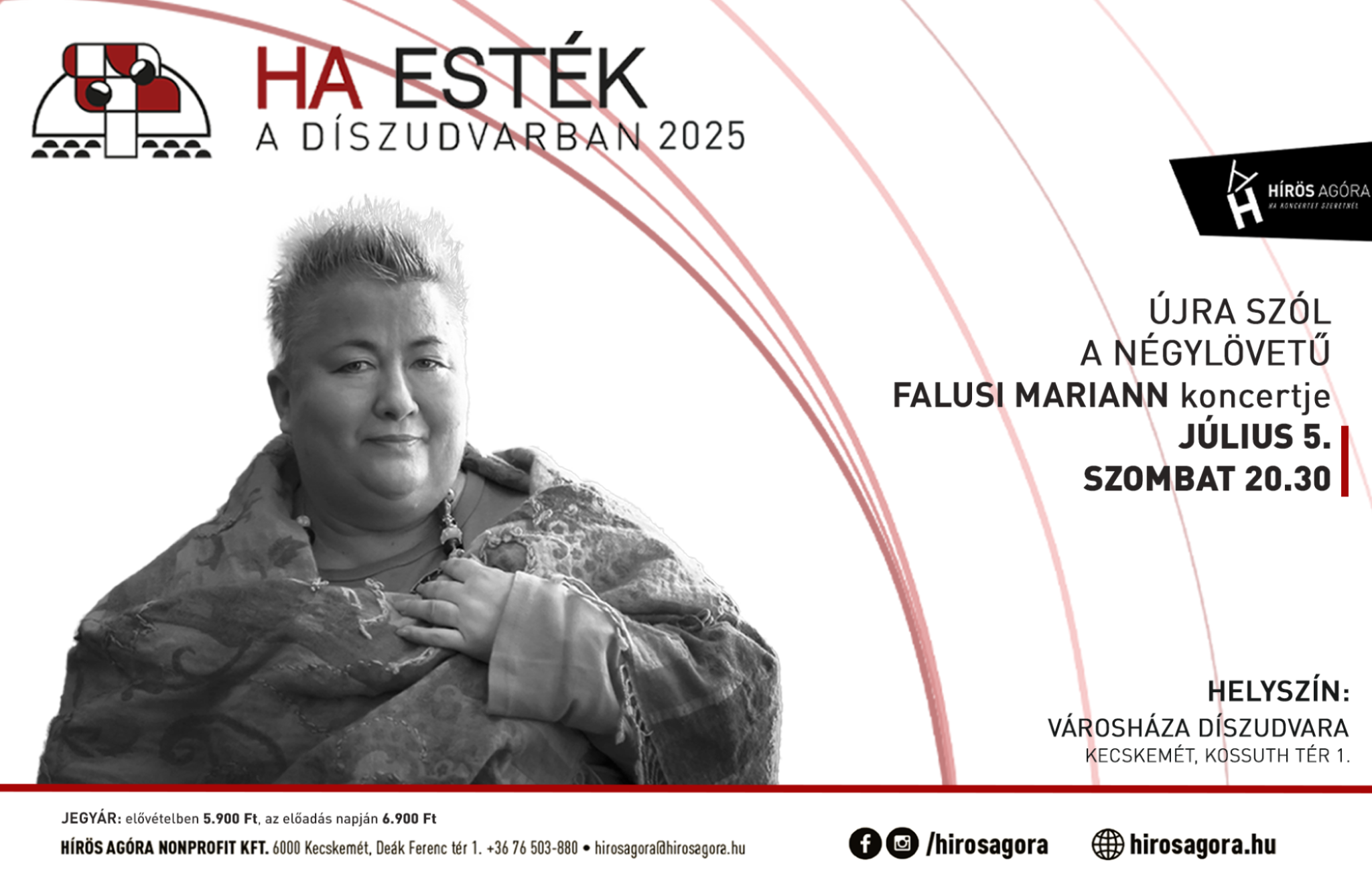 Újra szól a négylövetű - Falusi Mariann koncert