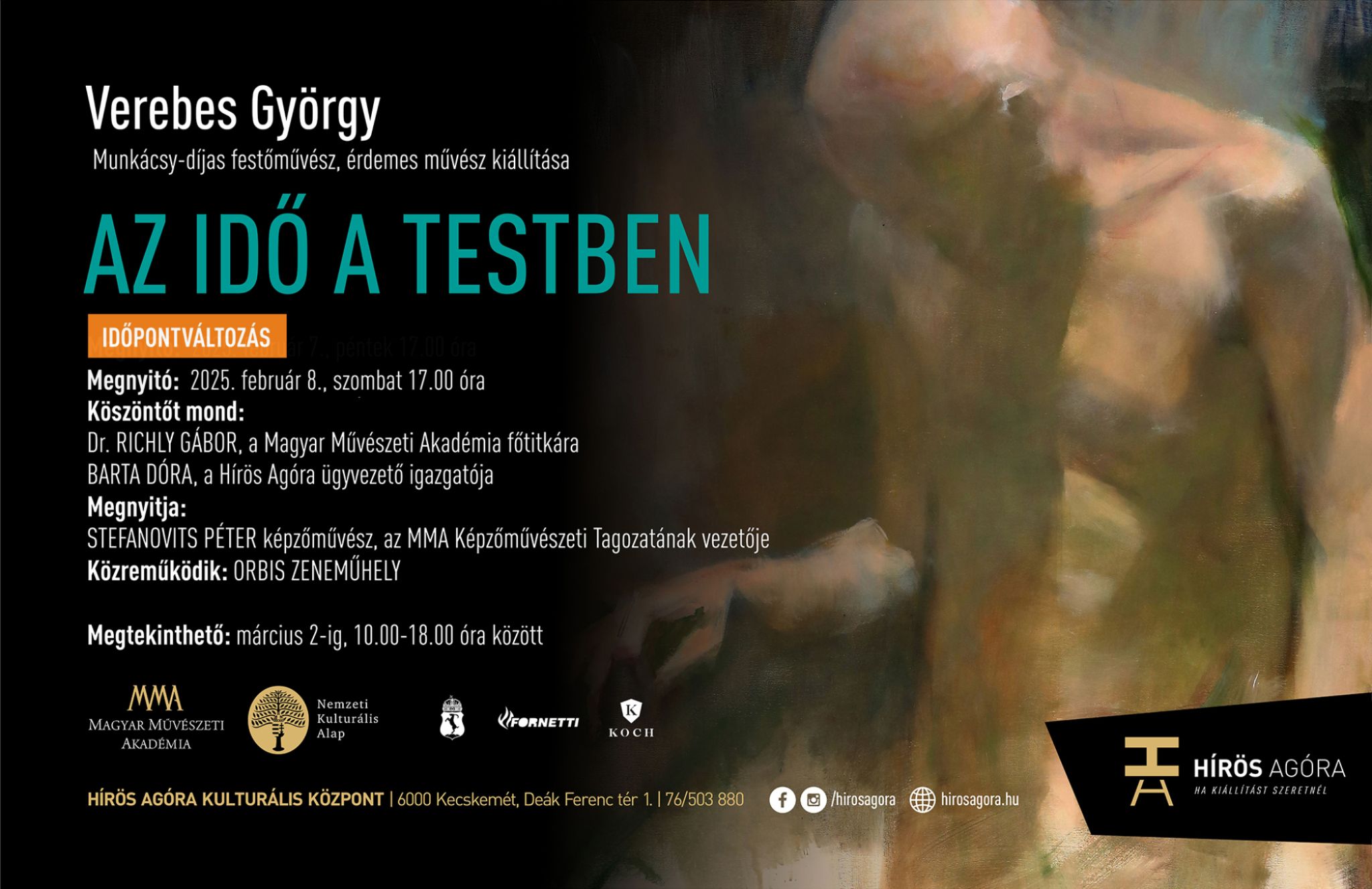 Az idő a testben - kiállításmegnyitó
