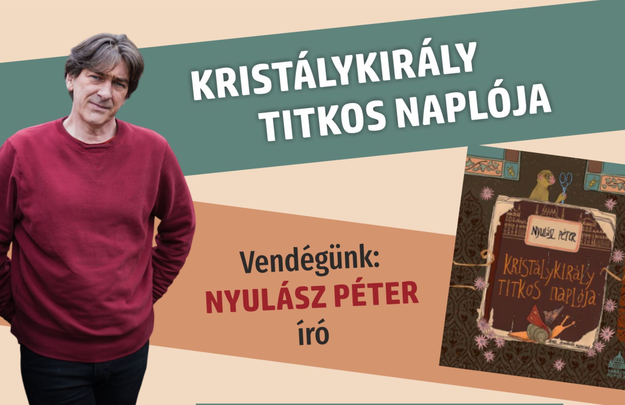 Kristálykirály titkos naplója - író-olvasó találkozó
