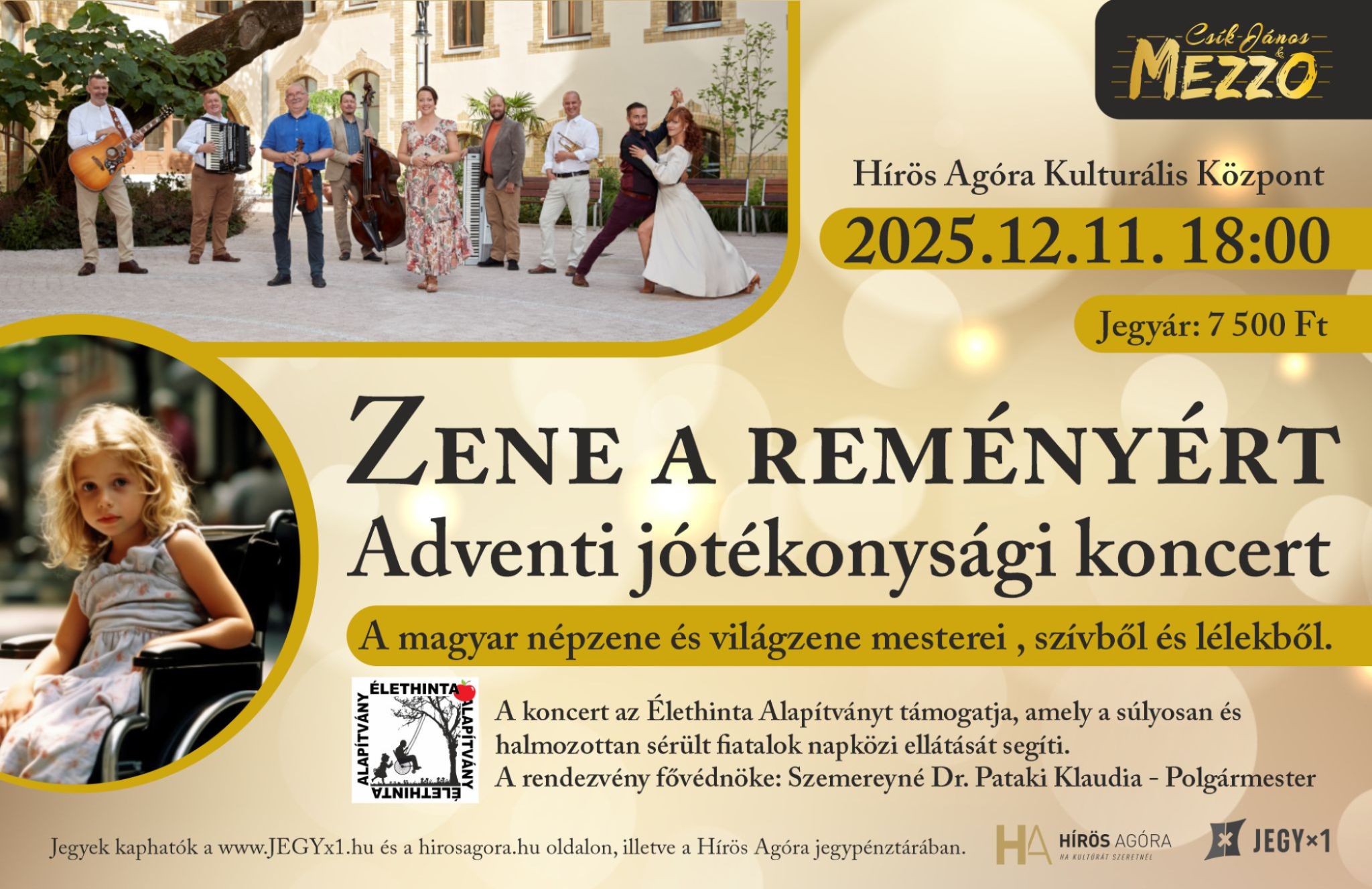 Zene a reményért – Adventi jótákonysági koncert