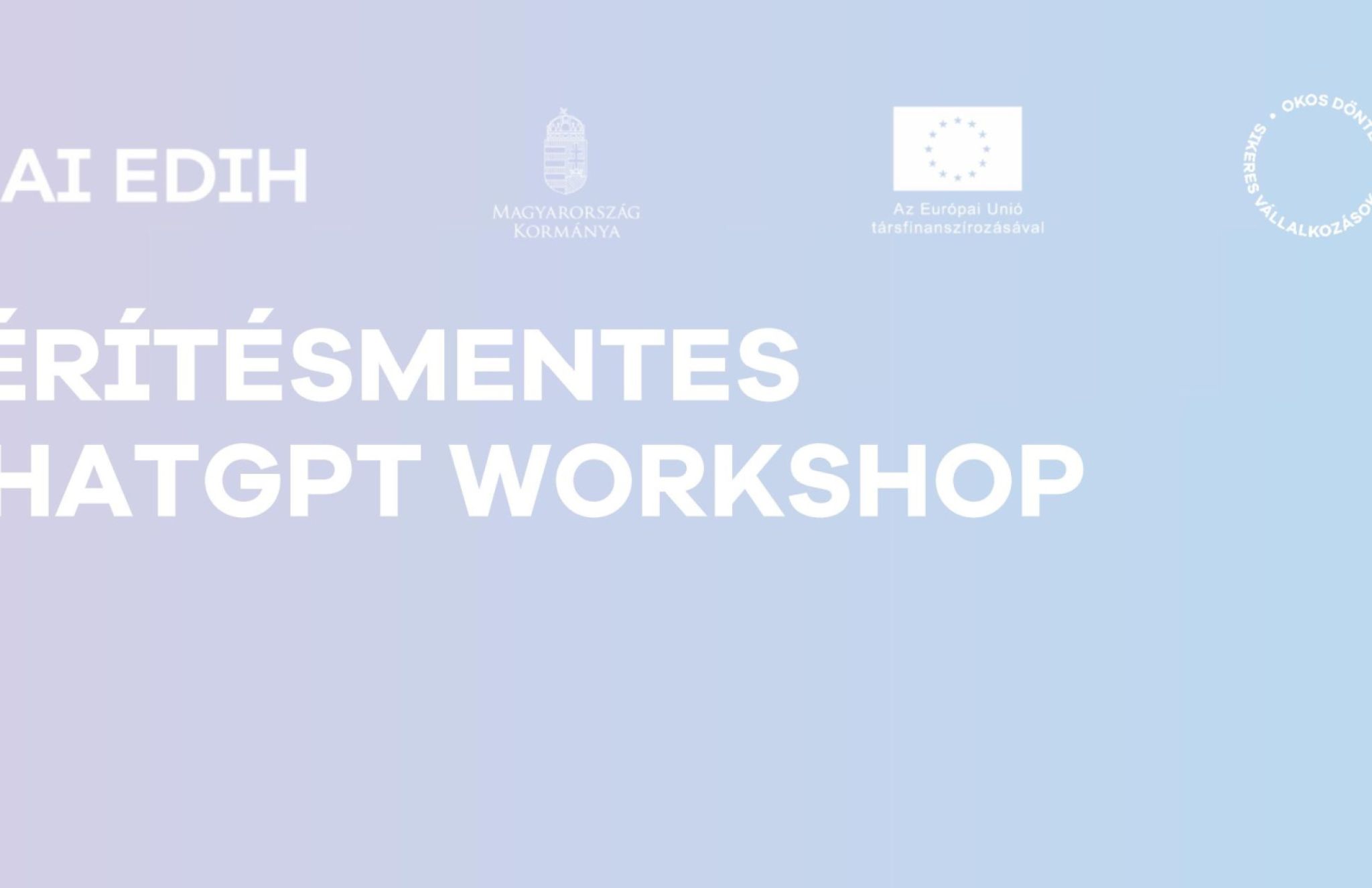 Térítésmentes ChatGPT workshop