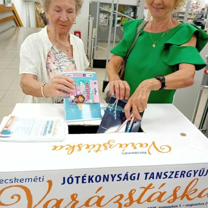 Szövetségünk is részt vett a Varázstáska jótékonysági akcióban 2025. augusztus 1-21. kép