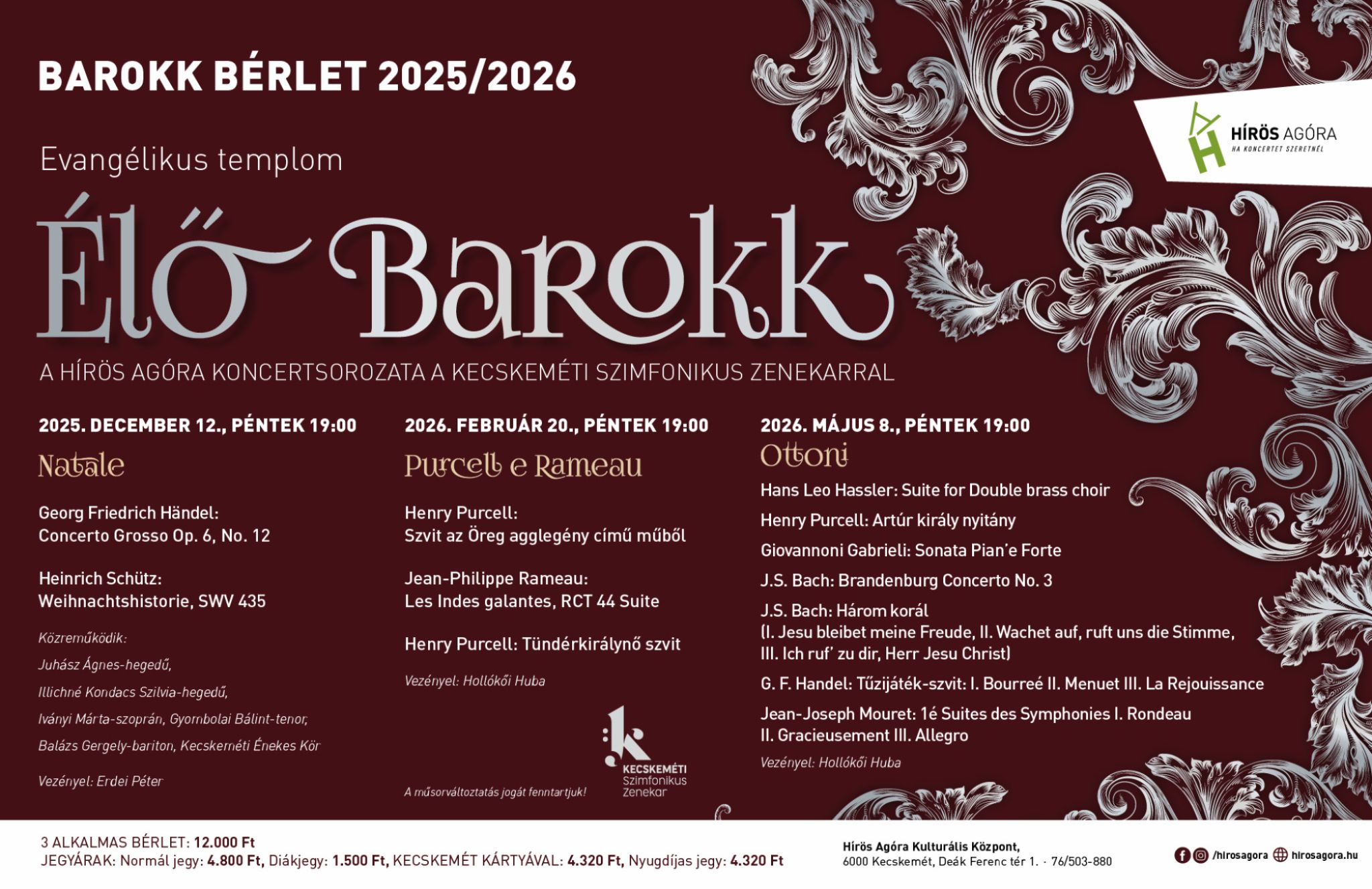 Barokk bérlet - „Natale”